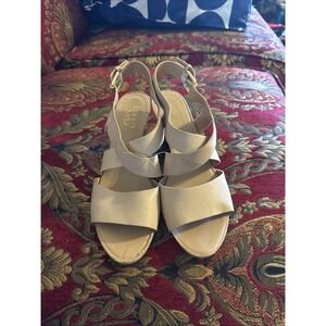 womens franco sarto size 9.5 Beige Sandals